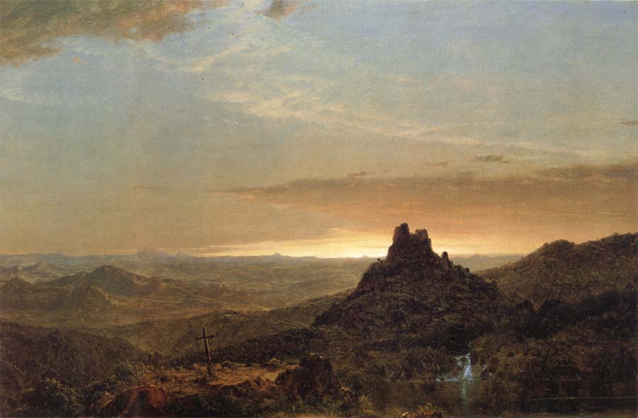 Frederic Edwin Church Das Kreuz in der Wildnis